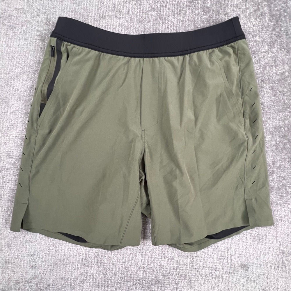 Ten Thousand The Interval Short Olive Green Liner Mens Medium TTSH002V3